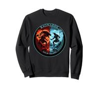Mitología nórdica Fenrir Thor Loki Ragnarok Destino de los Dioses Sudadera