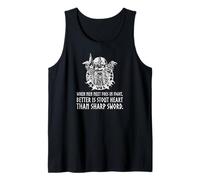 Mitología nórdica Medieval Dios nórdico Odin Proverbio Vikingo Camiseta sin Mangas