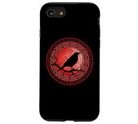 Mitología nórdica vikinga del Cuervo de Odín Carcasa para iPhone SE (2020) / 7/8
