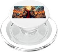 mitología Odin y Thor Los Dioses marchan hacia la Batalla Final PopSockets PopGrip para MagSafe