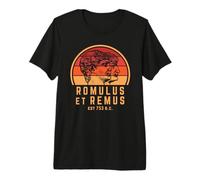 Mitología Romana Rómulo y Remo Camiseta Premium