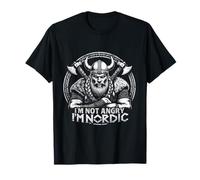 Mitología Vikinga Cultura I'm Not Angry I'm Nordic Camiseta