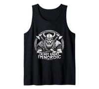 Mitología Vikinga Cultura I'm Not Angry I'm Nordic Camiseta sin Mangas