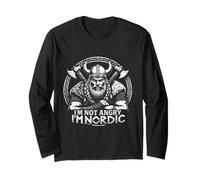 Mitología Vikinga Cultura I'm Not Angry I'm Nordic Manga Larga
