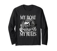 Mitología Vikinga Cultura Nórdica Pagana My Boat My Rules Manga Larga