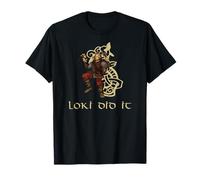 Mitología vikinga Medieval - Dios embaucador nórdico Loki Camiseta