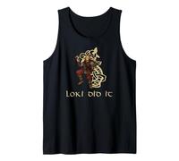 Mitología vikinga Medieval - Dios embaucador nórdico Loki Camiseta sin Mangas
