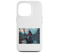 mitología Xolotl, Dios de la muerte con cabeza de perro azteca y guía del alma Carcasa para iPhone 13 Pro