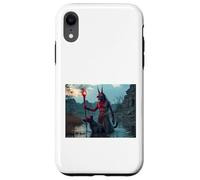 mitología Xolotl, Dios de la muerte con cabeza de perro azteca y guía del alma Carcasa para iPhone XR