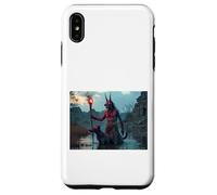 mitología Xolotl, Dios de la muerte con cabeza de perro azteca y guía del alma Carcasa para iPhone XS Max