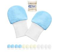 Mitones de bebé Manoplas para bebés recién nacidos Guantes para bebés Manoplas sin rasguños para 0-6 meses Niños Niñas 6 Pares