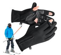 Mitones De Carreras A Prueba De Viento, Mitones Calientes Impermeables | Mitones De Carreras De Pantalla Táctil Impermeables | Manoplas Resistente Al Desgaste para Escalar, Senderismo, Conducir Y