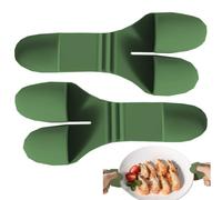 Mitones de dedos para horno | Mini mitones de horno de silicona, soporte para maceta, protector de dedos resistente al calor, soporte para macetas, mitones pequeños para freír pastelería