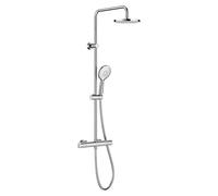 Mitos Sistema de ducha (Con grifo termostático, Número de tipos de chorro: 1 ud., Cromo)