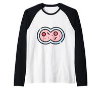 Mitosis División Celular Microbiología Biología Celular Camiseta Manga Raglan