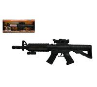 Mitra de Juguete con Luces y Sonidos cm 50 Rifle de Juguete para niños Mitra Pistola de Juguete M4 Juego con Luces y Sonidos Ametralladora de Juguete para niños con bater