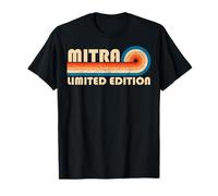 MITRA Surname Retro Vintage 80s 90s Birthday Reunion Camiseta