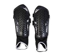 Mitre Aircell Espinilleras de fútbol con Tobillera, Transpirables, Ligeras, Talla S, Negro/Blanco