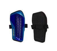 Mitre Aircell Espinilleras de fútbol, Transpirables, protección contra Impactos, Ligeras, Talla XS, Negro/Cian/Amarillo