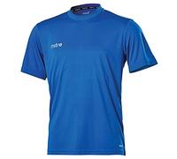 Mitre Camero Camiseta de fútbol de manga corta para adultos, ropa deportiva de equipo, camiseta de gimnasio transpirable, talla S, azul real