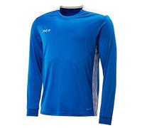 Mitre Charge Camiseta de Mangas Largas, Unisex niños, Azul (Real) / Blanco, L