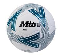 Mitre Impel L30P Football, Highly Durable, Shape Retention, White/Green, 5
