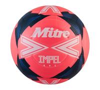 Mitre Impel One Level - Balón de fútbol de Entrenamiento, Color Rosa Fluo, Blanco/Verde Azulado, Talla 4