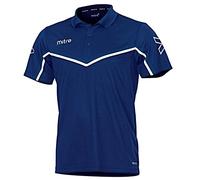 Mitre Kids Primero Football Training Polo Shirt - Navy/White, Large