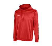 Mitre Men's Delta, Sudadera con Capucha para Hombre., Hombre, Color Scarlet/White, tamaño Medium