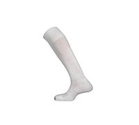 Mitre Mercury Medias de Fútbol Lisas Juveniles, Equipación Deportiva, Largas Ligeras y Transpirables, Talla 27-29, Blanco