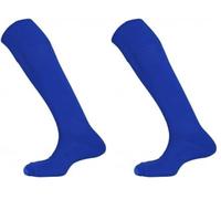 Mitre Prostar Mercury Medias de fútbol Lisas para Adultos, equipación de fútbol, Medias largas Ligeras, Medias Deportivas Transpirables, Talla 41-47, Azul Real (Paquete de 2)