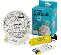 Scriball Mitre Ooodles Zultz Mini balón de fútbol Personalizable, Regalo Ideal para Todas Las Ocasiones, Talla única