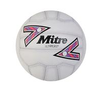 Mitre Ultra Grip Fútbol para Unisex Adulto, Blanco/Negro/Morado, 5