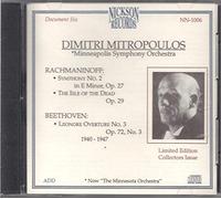 Mitropoulos - Conducts Rachmaninoff & Beethoven