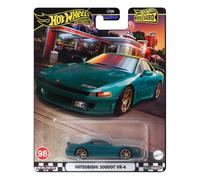 Hot Wheels MITSUBISHI 3000GT VR 4 - Modelo de coche a escala 1:64 - Longitud 7 cm - HRT68 - Serie Boulevard 98