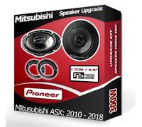 Mitsubishi ASX Puerta Delantera Altavoces Pioneer Coche Kit + Adaptadores 300W