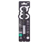 三菱鉛筆 Mitsubishi M31009GG1P.24 - Portaminas Alpha Gel Switch 0.3, color negro