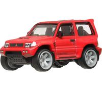MITSUBISHI PAJERO Modelo Auto Evolution Roja Escala 1:64 7cm Hot Wheels HRV89