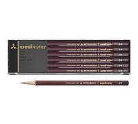 Mitsubishi Pencil Co., Ltd. 1 lápiz hexagonal estándar para Mitsubishi Pencil Unistar 2B Dozen (12 piezas) (importado japonés) by