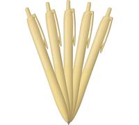 Mitsubishi Pencil HSXNLS055P.28 - Bolígrafo permanente Jet Stream Light Touch Ink 5 unidades 0.5 amarillo claro