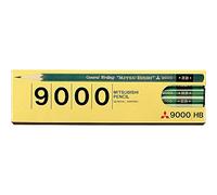 三菱鉛筆 Mitsubishi Pencil K9000HB 9000 HB Lápices, 1 docena