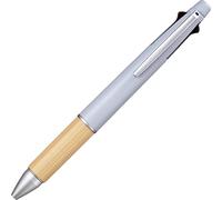 Mitsubishi Pencil Bolígrafo multifunción Jetstream MSXE5200B5.79 Bamboo 4&1 0,5 gris azulado