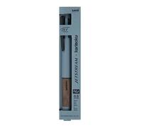 三菱鉛筆 Mitsubishi Pencil MSXE5KF05.71 - Bolígrafo multifunción Jet Stream Karimoku 4 y 1 0.5, color azul acero