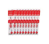 Mitsubishi Pencil Uniball One Hako UMR38S.15 - Recambios de bolígrafo de gel, 0,38, rojo, 10 unidades