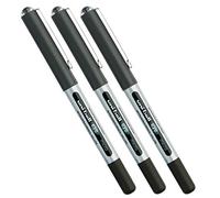Mitsubishi Uni-Ball® Eye Micro Trazo - Bolígrafo de punta redonda (0,2 mm, 3 unidades), color negro