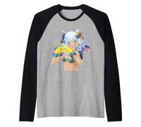 Mitsume Manga Cyber Punk Japonés Arte Calle Cómic Clásico Camiseta Manga Raglan