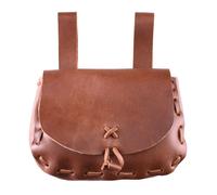 Mittelalter-Ledertasche, Marrón Claro Wikingertasche Medieval Accesorio