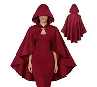 Mittelalterlicher Umhang - Atmungsaktives Halloween Kostüm | Renaissance Umhang Mit Kapuze, Festival Für, , Karneval, Zuhause, Schule, Bühnenauftritt, Mascarada Und Weitere Verschiedene Anlässe