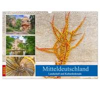 Mitteldeutschland - Landschaft und Kulturdenkmale (Wandkalender 2026 DIN A3 quer), CALVENDO Monatskalender: Burgen, Schlösser, die Reformation und die ... prägen bis heute diese Region.