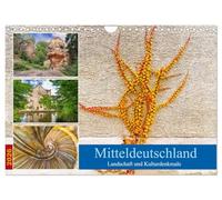 Mitteldeutschland - Landschaft und Kulturdenkmale (Wandkalender 2026 DIN A4 quer), CALVENDO Monatskalender: Burgen, Schlösser, die Reformation und die ... prägen bis heute diese Region.